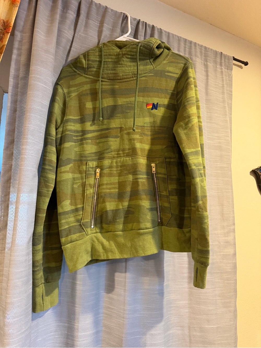 Aviator Nation Olive Camo Sweatshirt